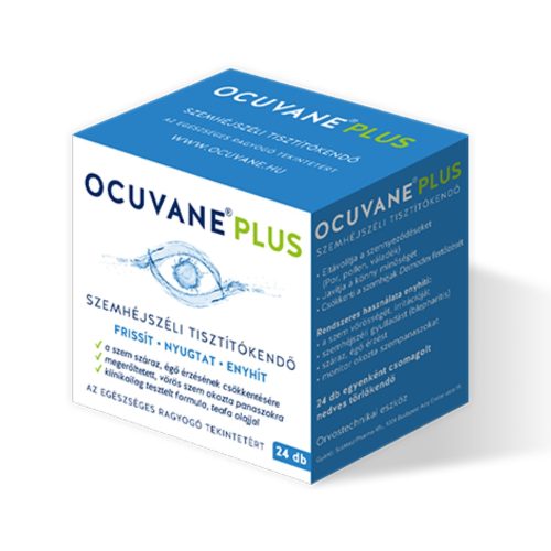 OCUVANE Plus szemhéjszéli tisztítókendő